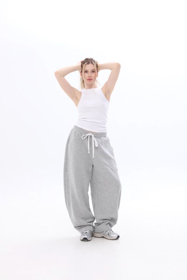 Grey Loose Sweatpants — изображение 8