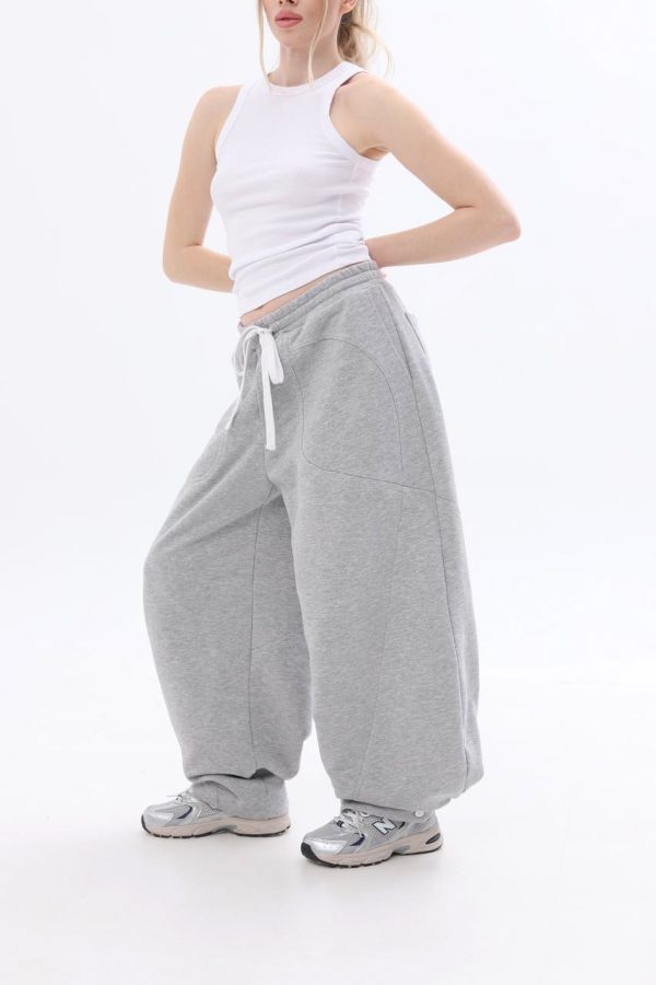 Grey Loose Sweatpants — изображение 9