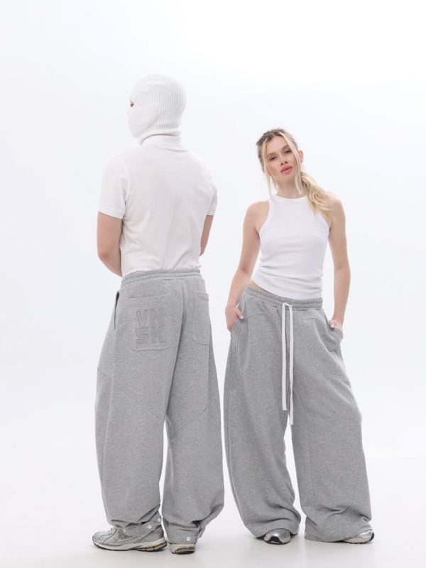 Grey Loose Sweatpants