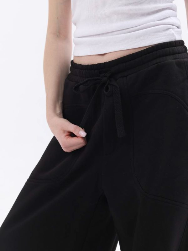 Black Loose Sweatpants