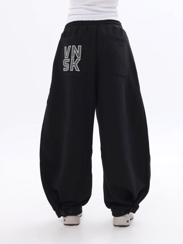 Black Loose Sweatpants
