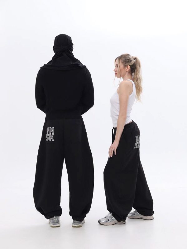 Black Loose Sweatpants