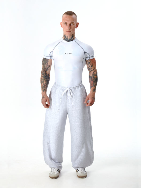 Melange Loose Sweatpants