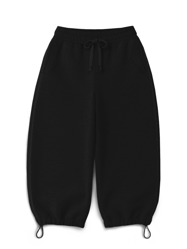Sweatpants чёрные утепленные
