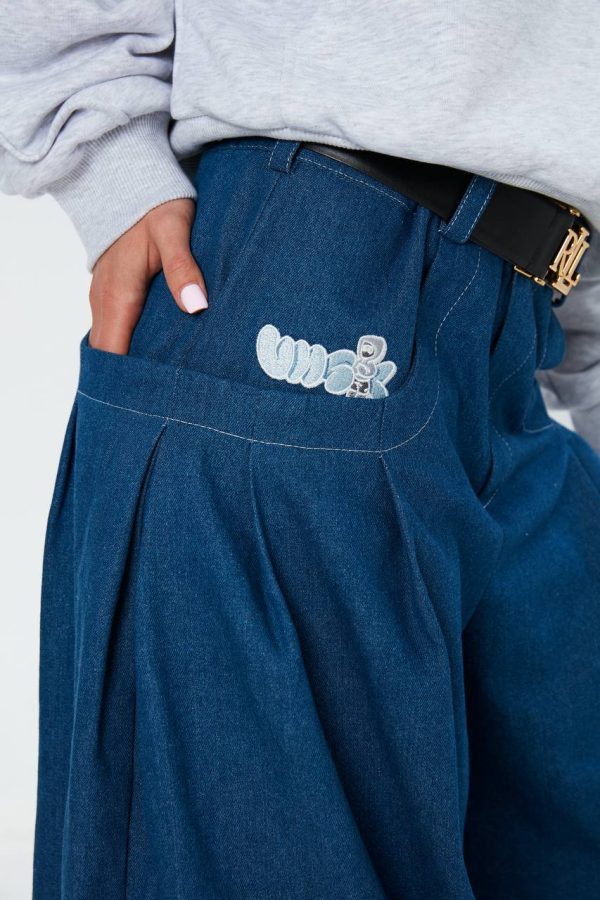 Dark Blue Baggy Pants — изображение 2